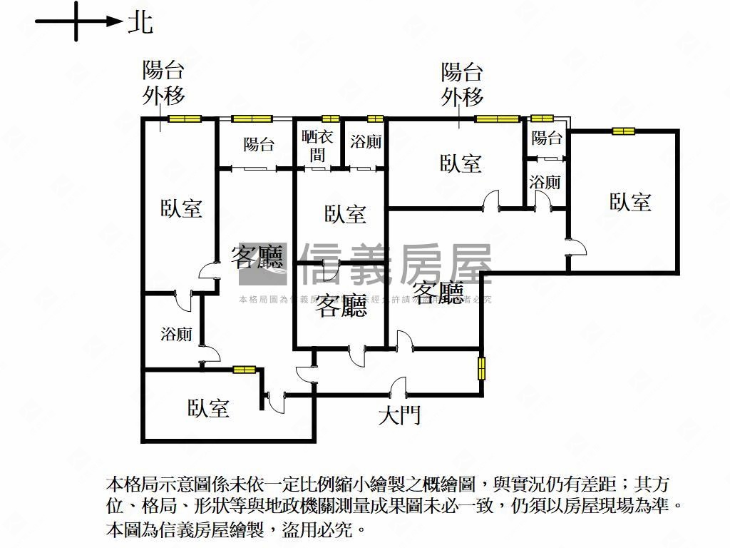 近捷運商圈收租獨洗曬美屋房屋室內格局與周邊環境