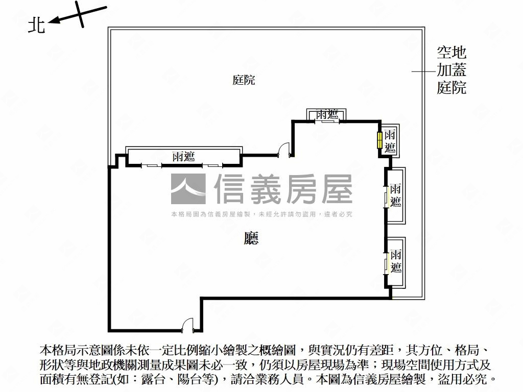 美麗山林稀有庭院一樓房屋室內格局與周邊環境