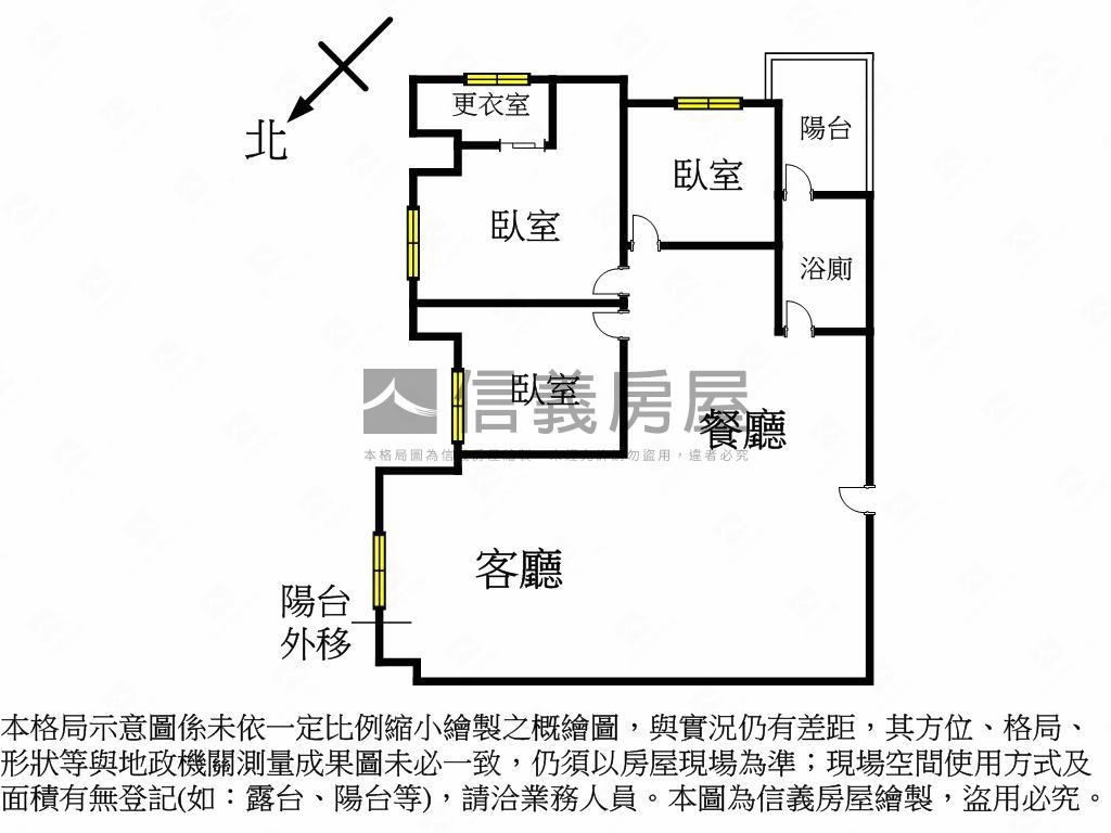 台北新視窗御邸三房車位房屋室內格局與周邊環境