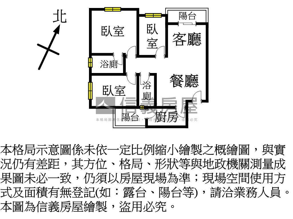 桃園市區德友極精美３房房屋室內格局與周邊環境