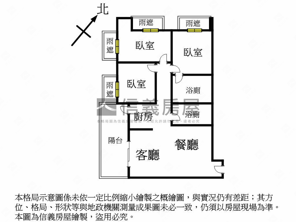 【幸福の城市三房車位】房屋室內格局與周邊環境