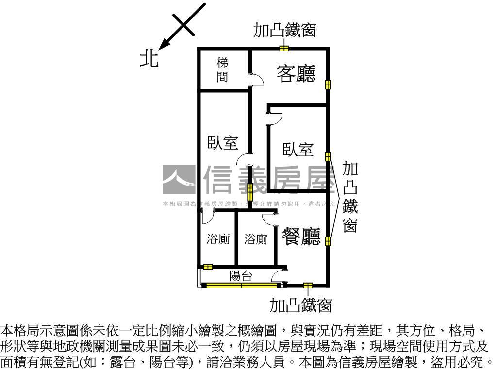 仁政街一層一戶景觀公寓房屋室內格局與周邊環境