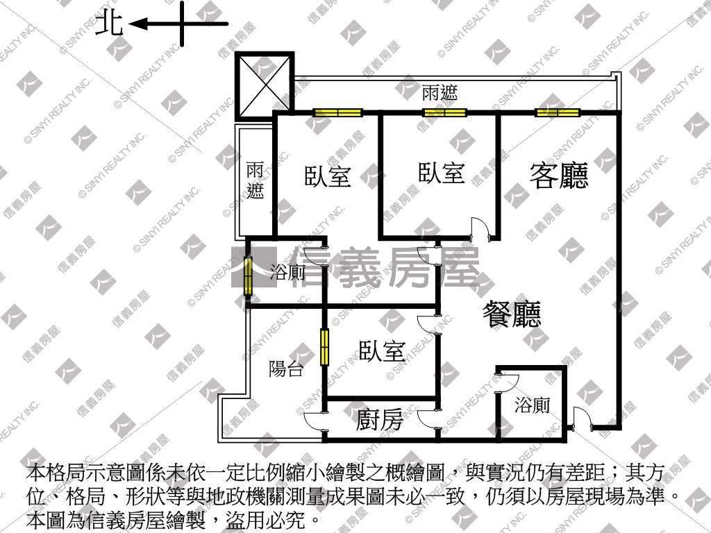 翔譽雙子星三房車位房屋室內格局與周邊環境