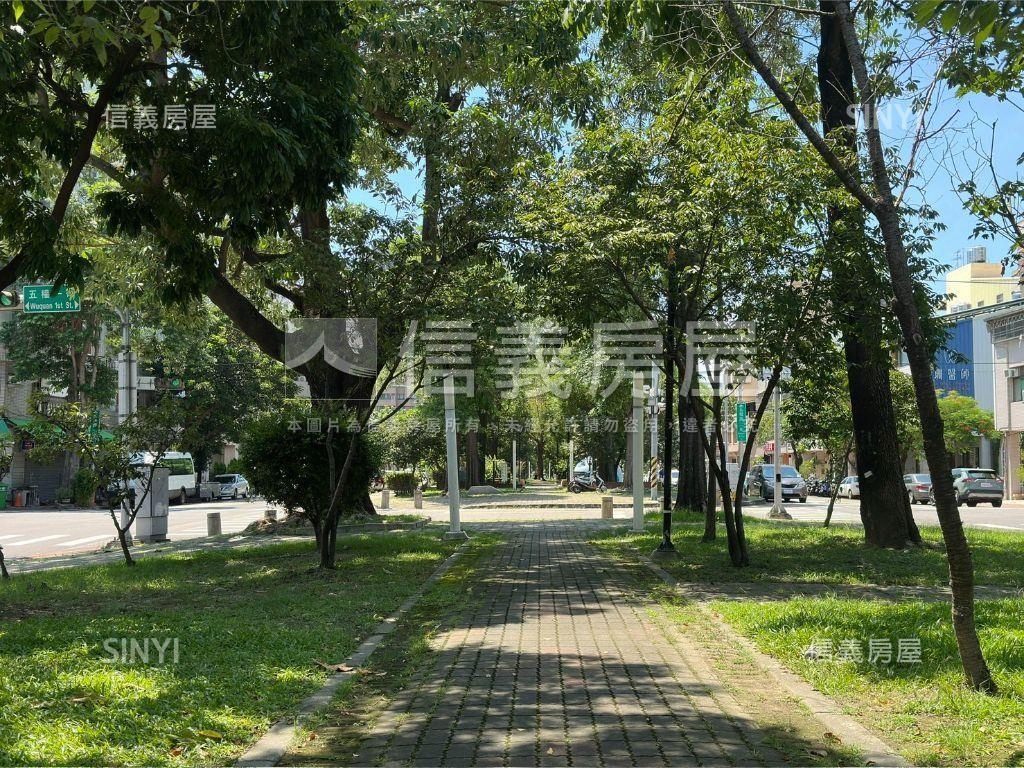 稀有釋出近美術館臨路透天房屋室內格局與周邊環境