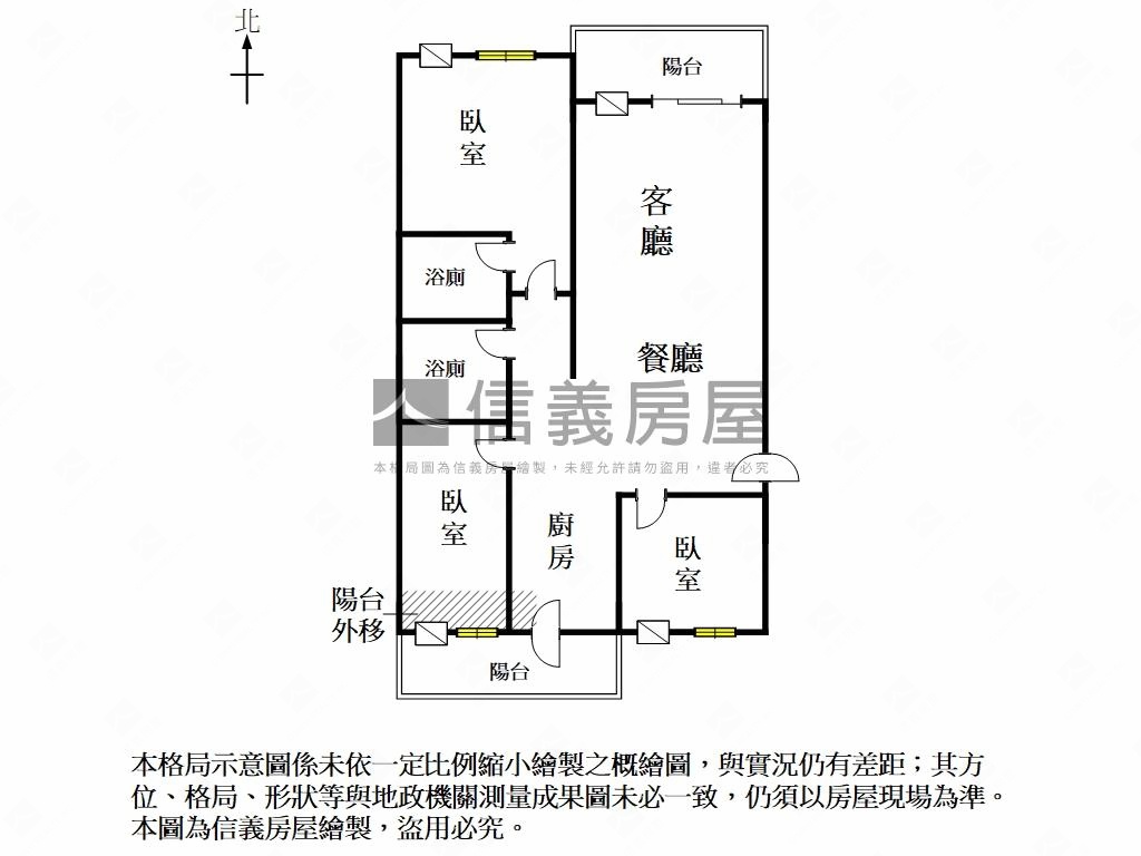 如意江山三房平車房屋室內格局與周邊環境