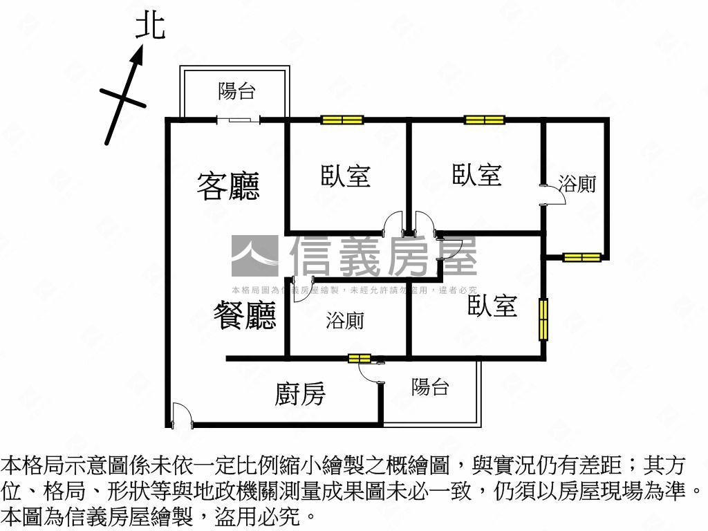 全新★大成三房＋平車房屋室內格局與周邊環境