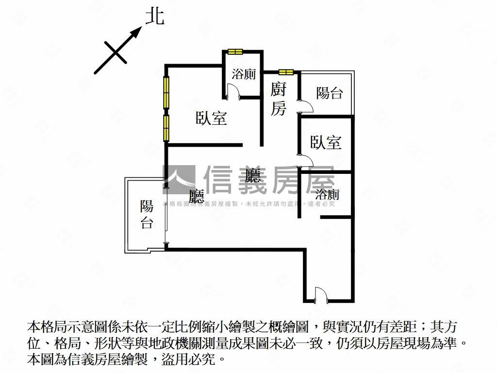 嘉潤青翠兩房房屋室內格局與周邊環境