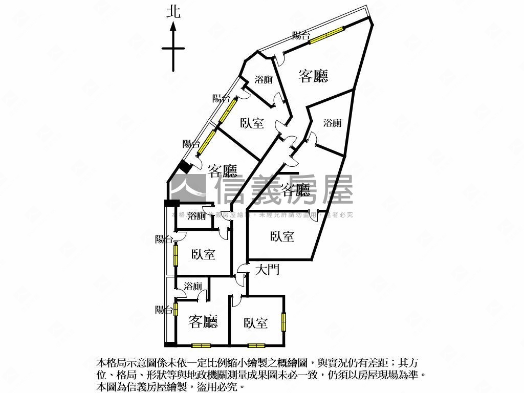 西區民興街高投報四套房屋室內格局與周邊環境