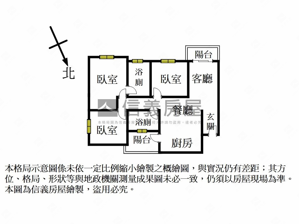 近竹南台積電鴻柏鴻喆３房房屋室內格局與周邊環境