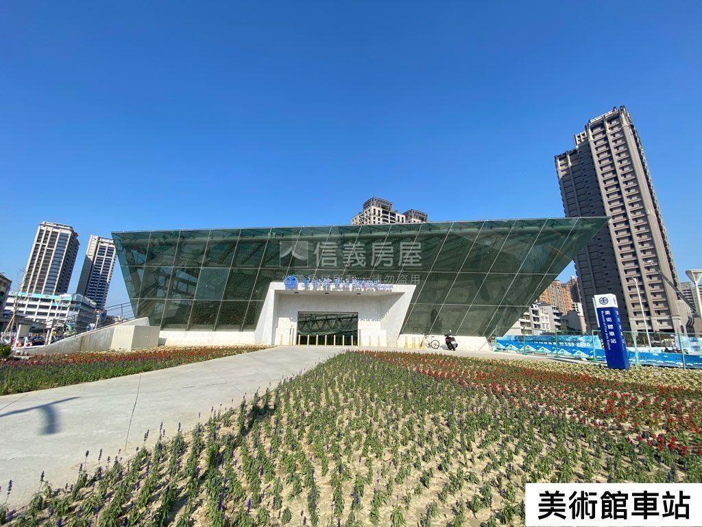 美術館高樓層三房平車房屋室內格局與周邊環境