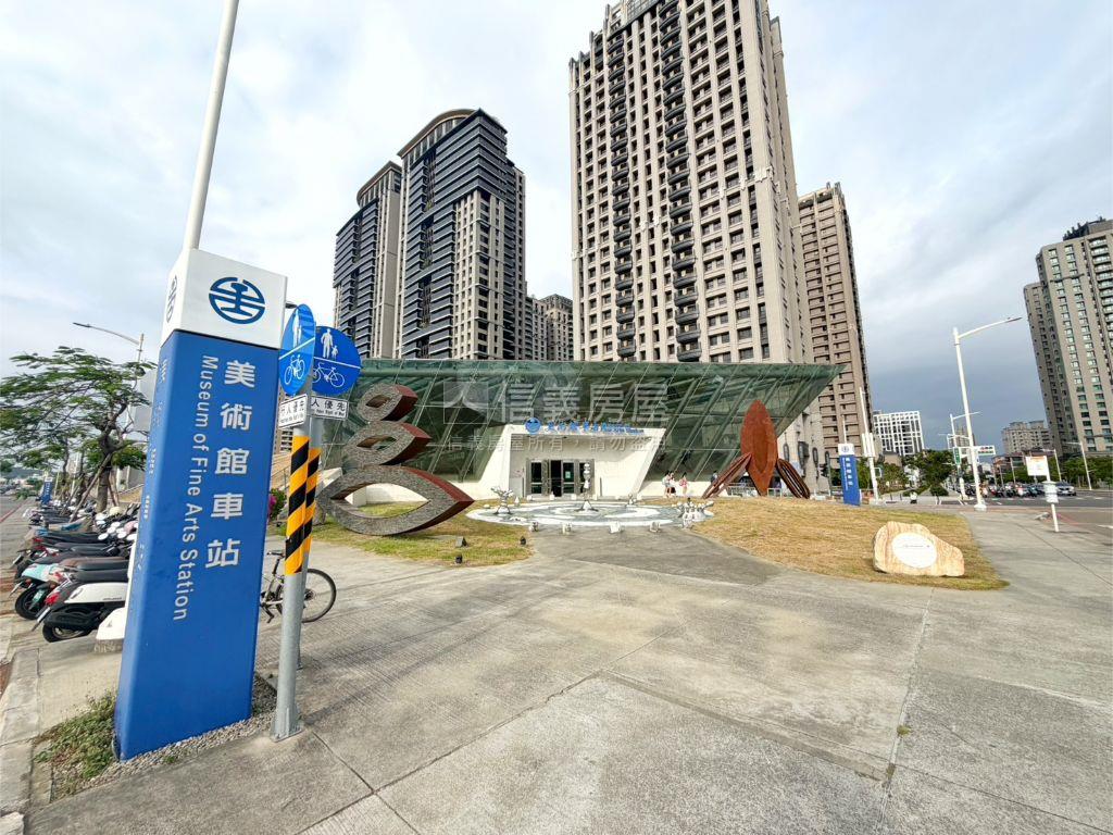 美術館高樓層三房平車房屋室內格局與周邊環境