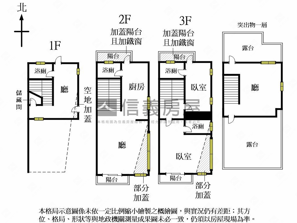 南屯全新臨路透天房屋室內格局與周邊環境