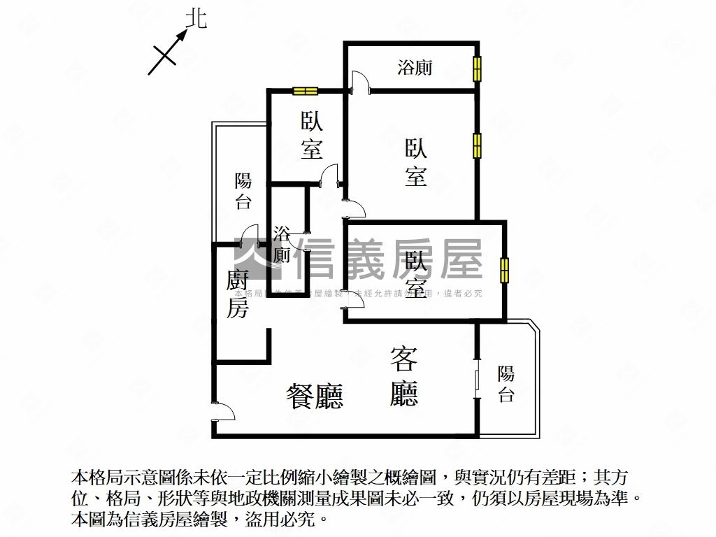 九份子吉祥如意三房平車房屋室內格局與周邊環境