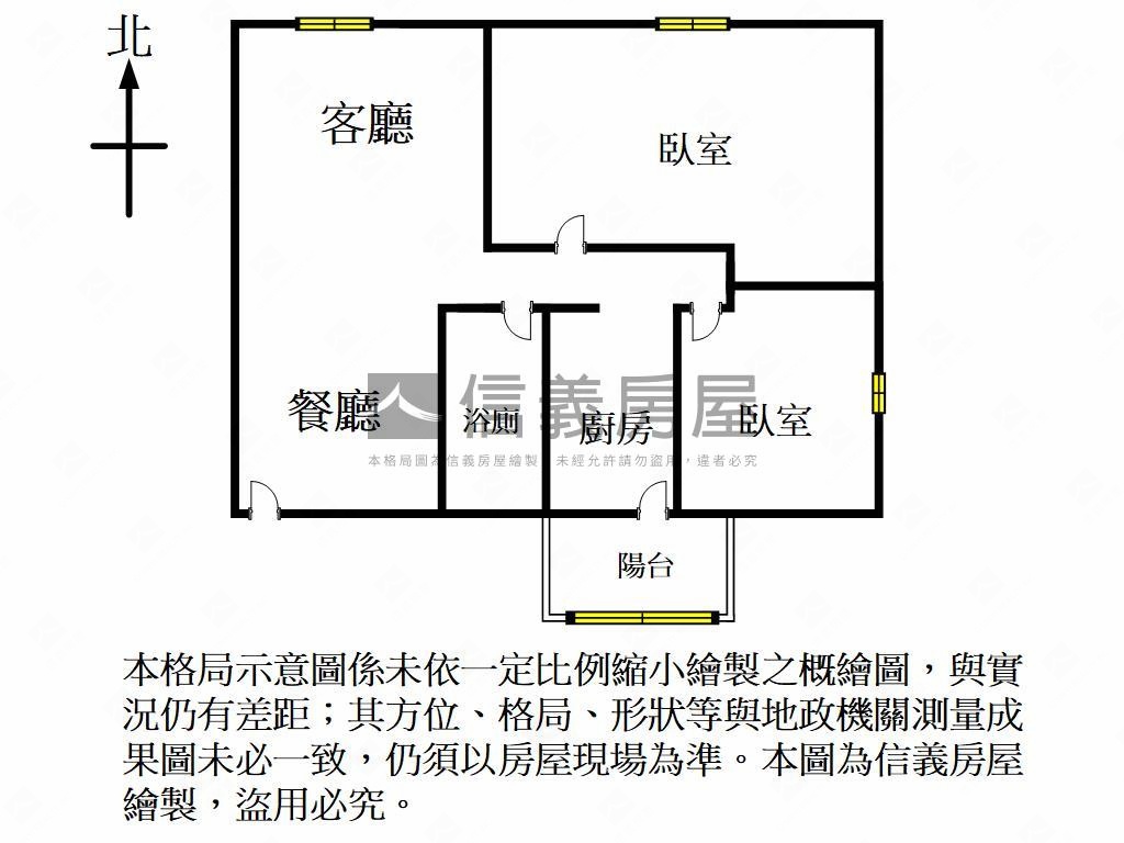 公園大道稀有兩房房屋室內格局與周邊環境