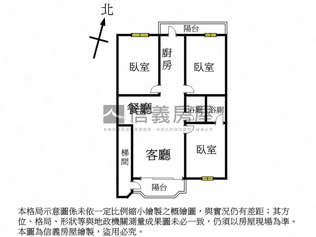 寓見２Ｆ中都綠園道大三房房屋室內格局與周邊環境