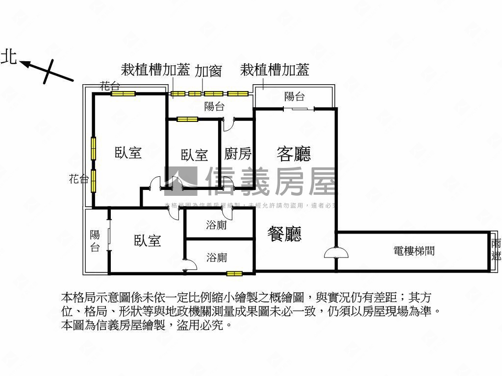 名人空中花園三房車位房屋室內格局與周邊環境