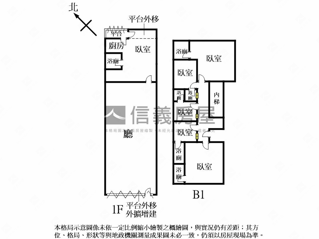 信義精華好店面房屋室內格局與周邊環境