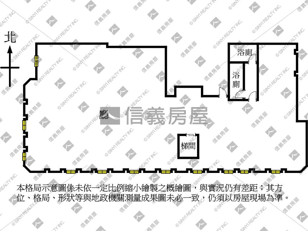 崇德商圈大坪數商辦Ｂ房屋室內格局與周邊環境