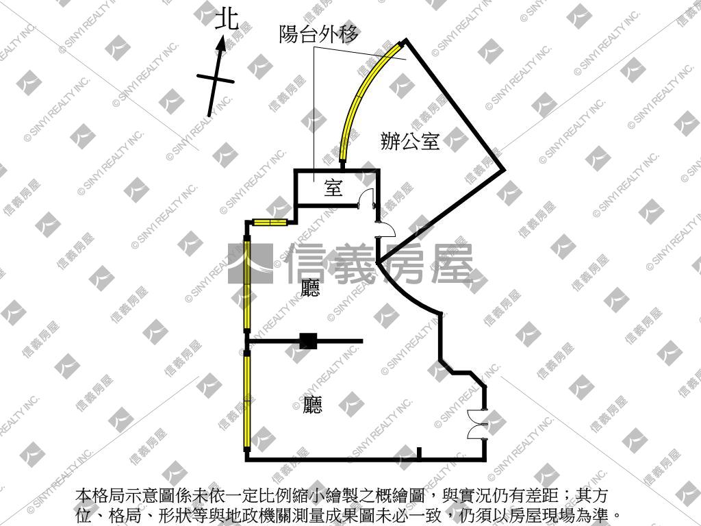 中清商辦★匯豐財經雙平車房屋室內格局與周邊環境