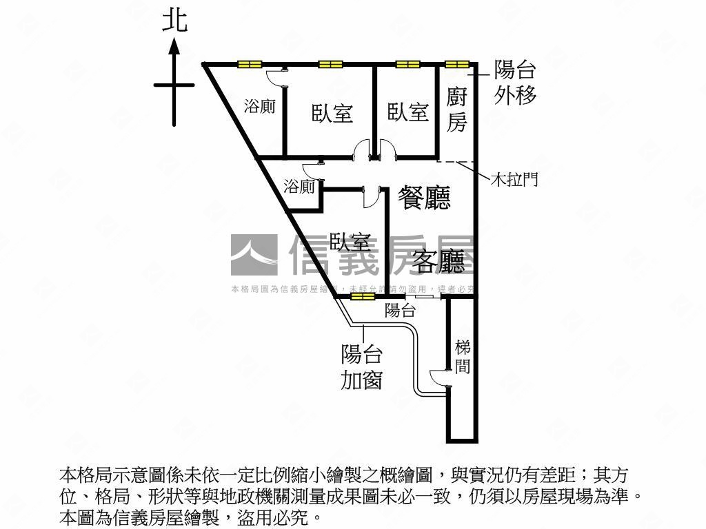 松竹商圈入門玄關三房房屋室內格局與周邊環境