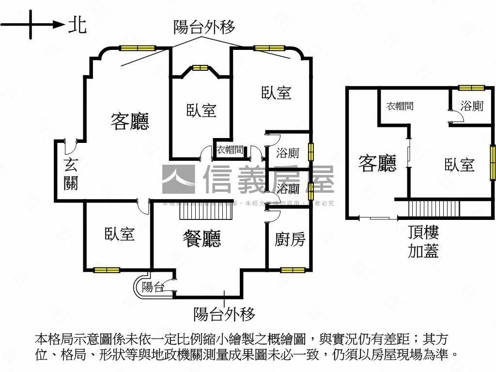 三越商圈電梯頂加房屋室內格局與周邊環境