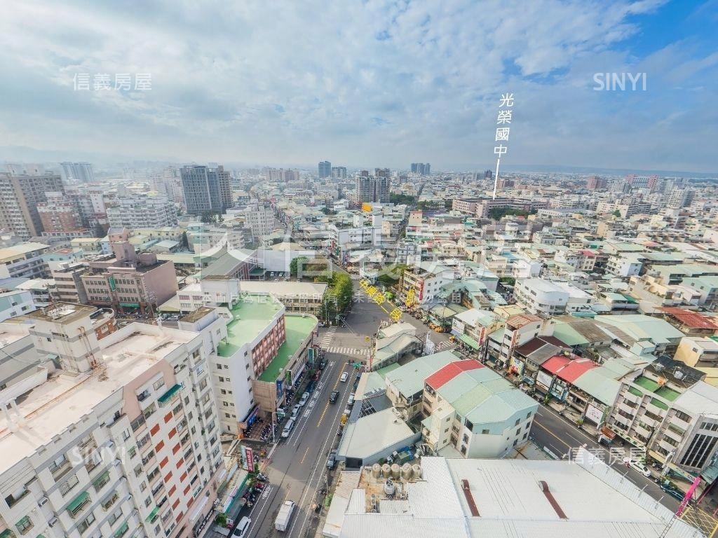 中興商圈臨路透天房屋室內格局與周邊環境