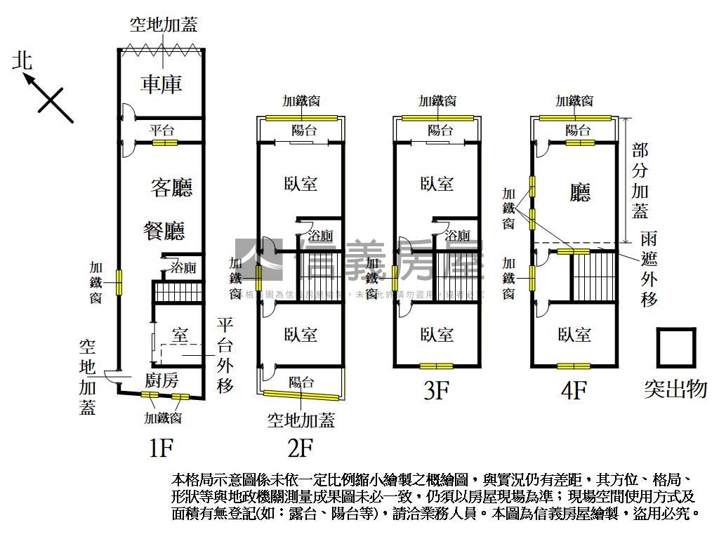 平鎮廣泰路邊間大地坪透天房屋室內格局與周邊環境