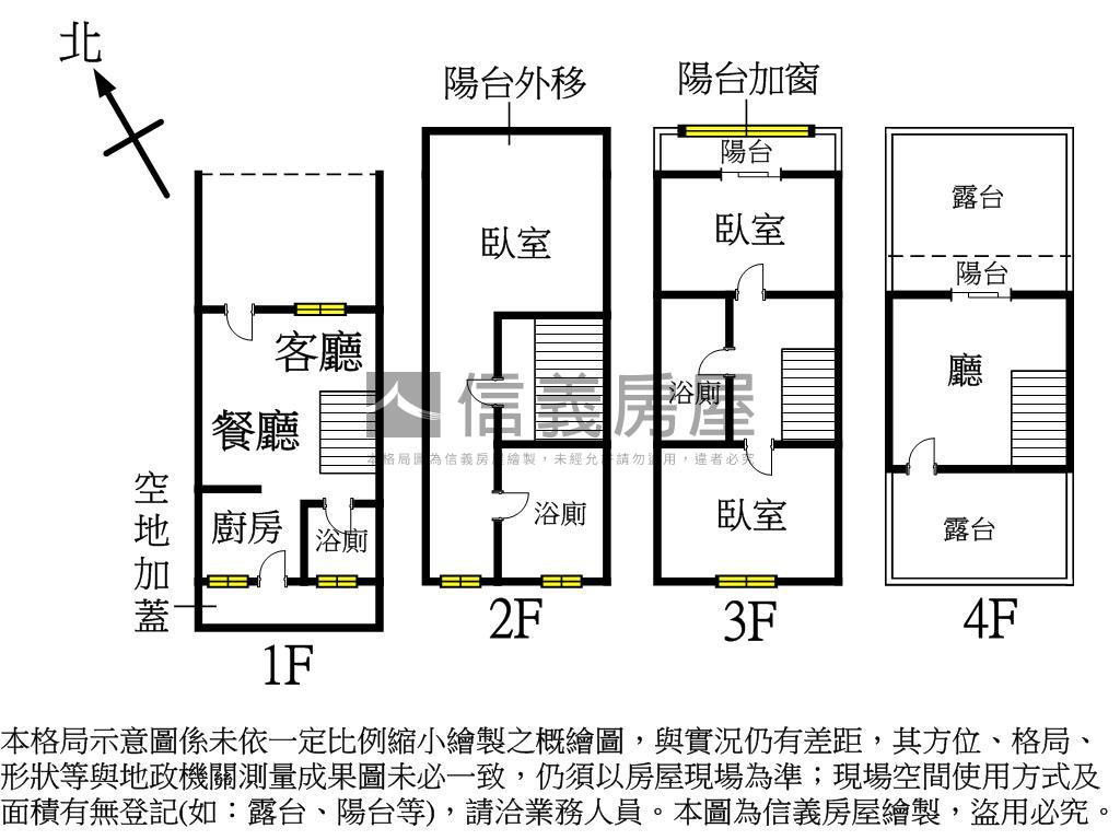 震後採光前院停車別墅房屋室內格局與周邊環境
