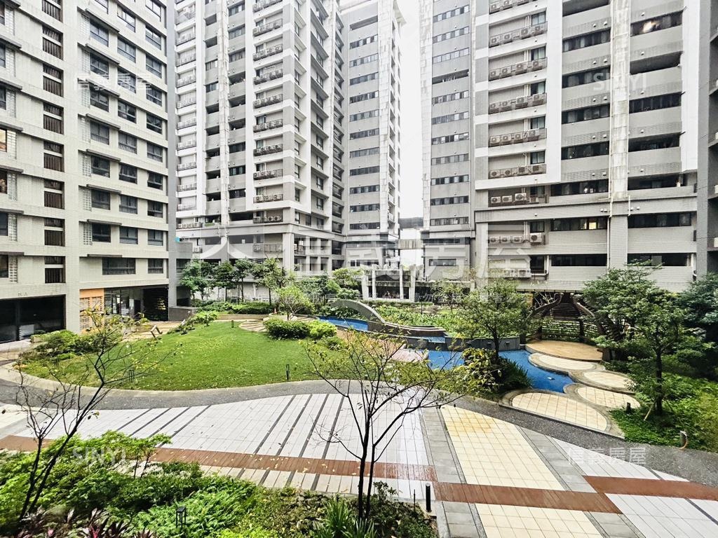 淡海國小周邊中庭景觀三房房屋室內格局與周邊環境