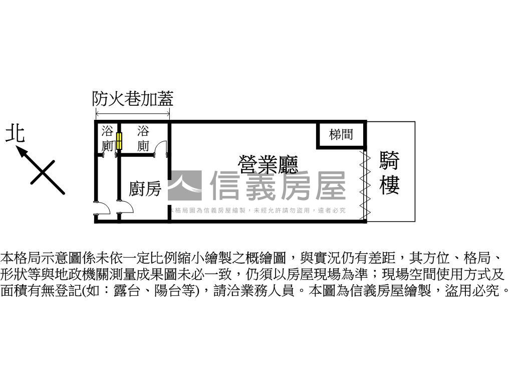 近中壢夜市一樓店面房屋室內格局與周邊環境