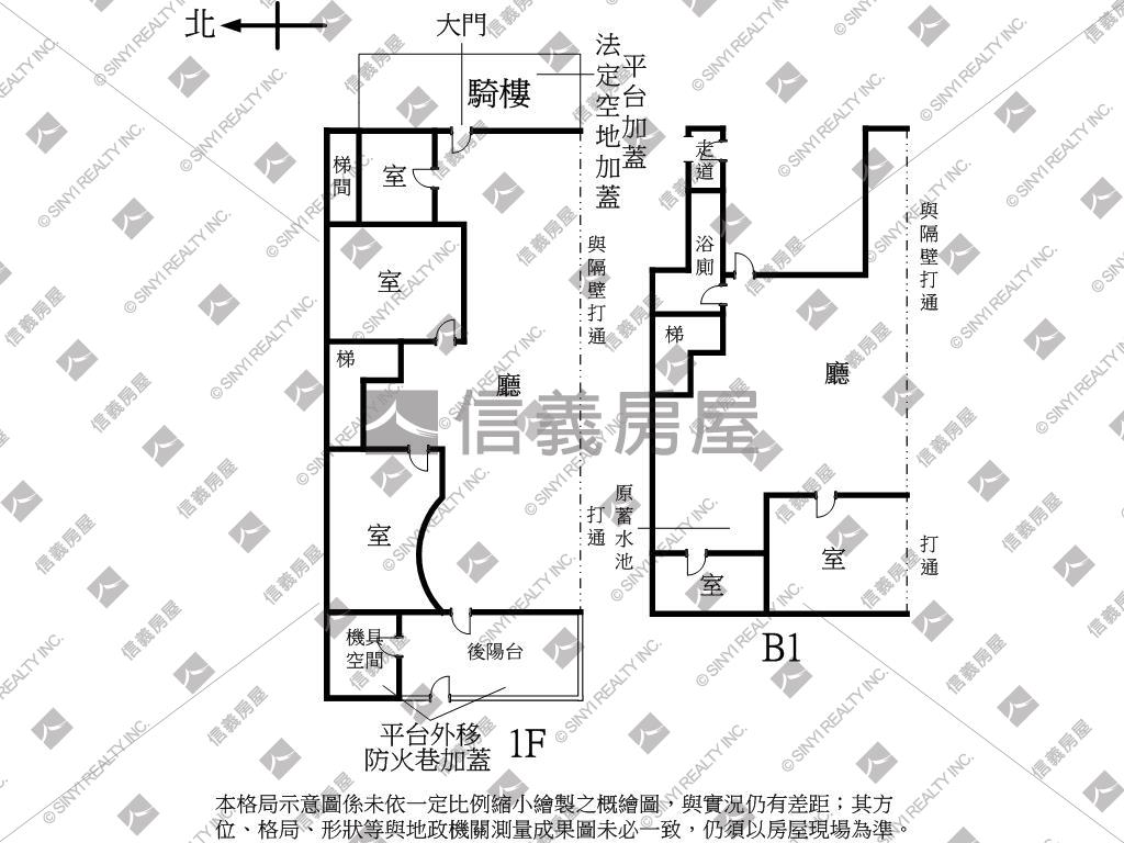 天母ＳＯＧＯ面寬珠寶盒房屋室內格局與周邊環境