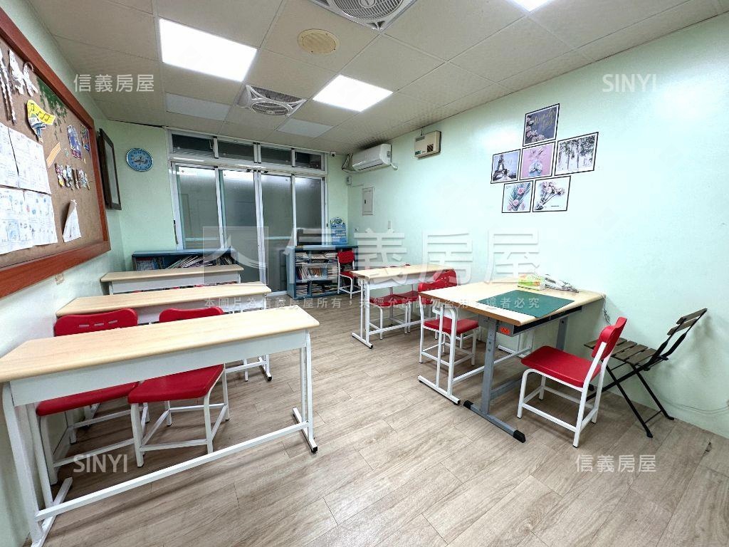僑愛國小旁大面寬店面房屋室內格局與周邊環境