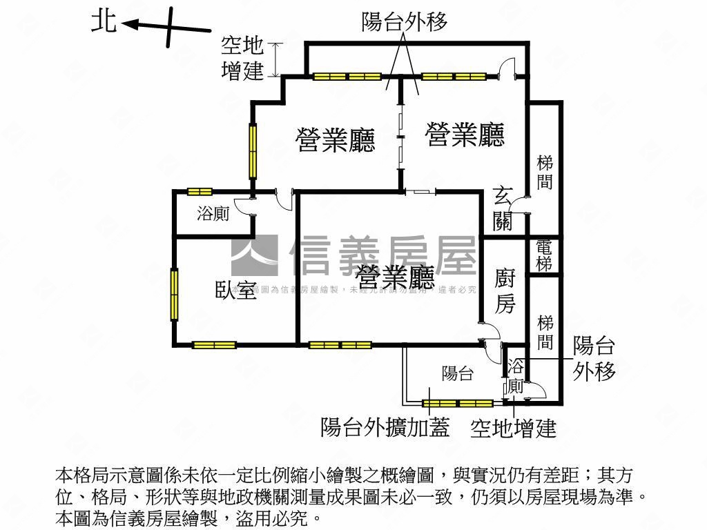 延吉三角窗面寬店辦附車位房屋室內格局與周邊環境