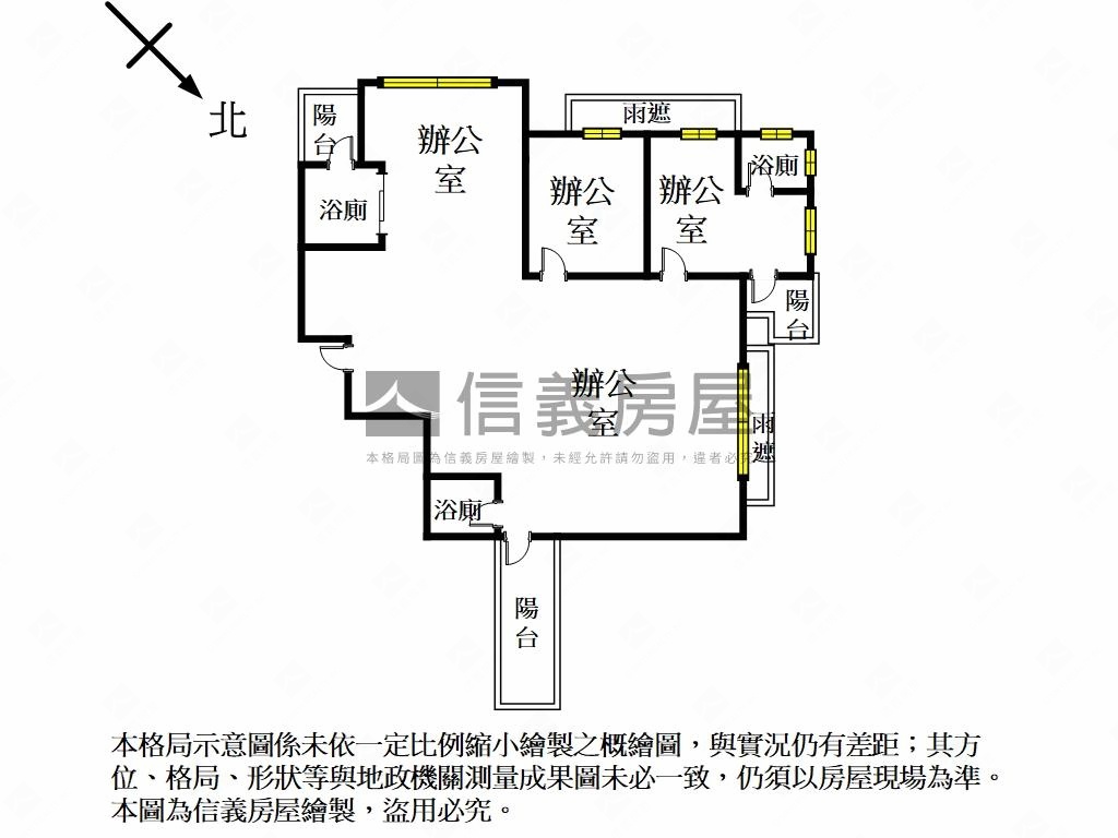 Ｒｉｖｅｒ１景觀辦公室房屋室內格局與周邊環境