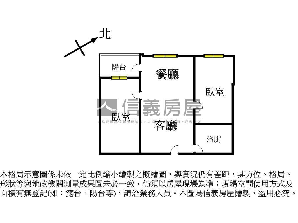 幸福昇樺成家精美兩房房屋室內格局與周邊環境