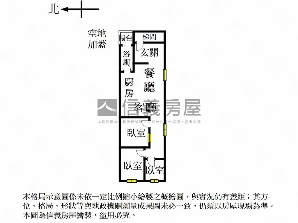 雙連捷運商三公寓房屋室內格局與周邊環境