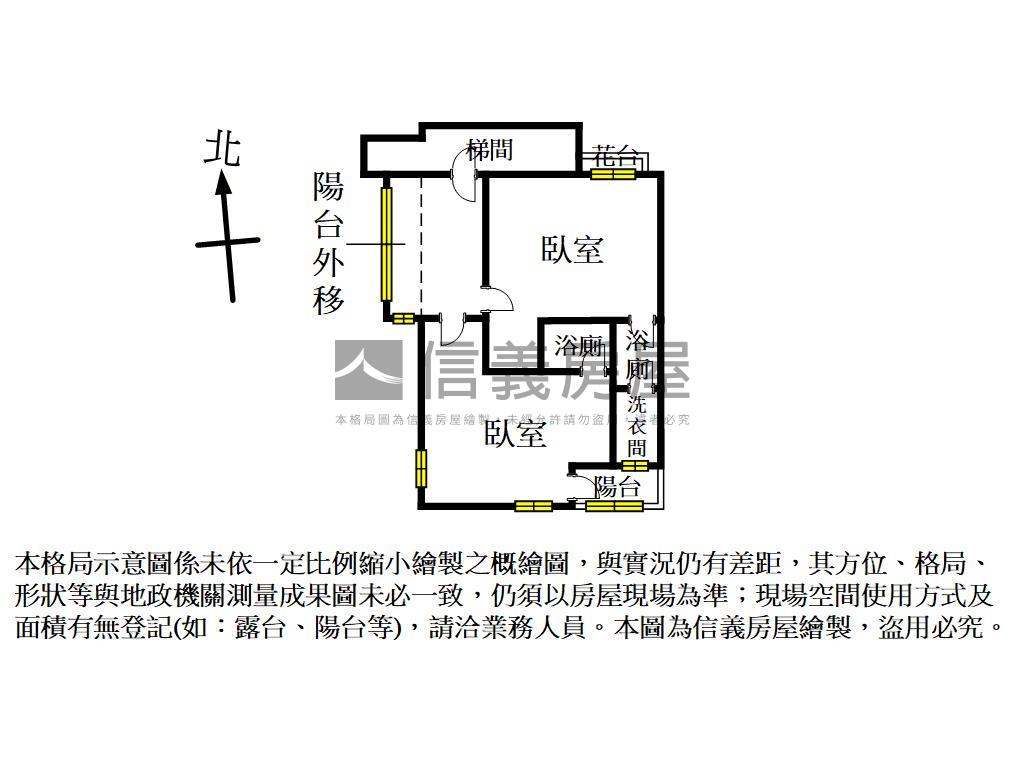 盛世卿相裝潢２房房屋室內格局與周邊環境