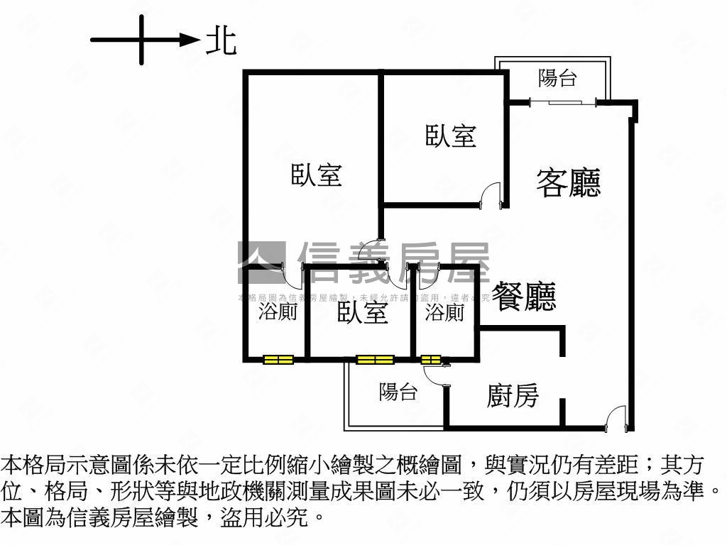 創世紀三房充電車位房屋室內格局與周邊環境