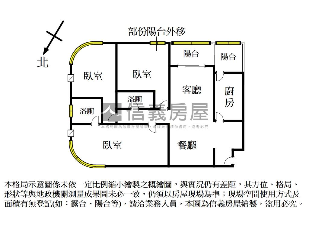 陽昇生活館３房平車房屋室內格局與周邊環境