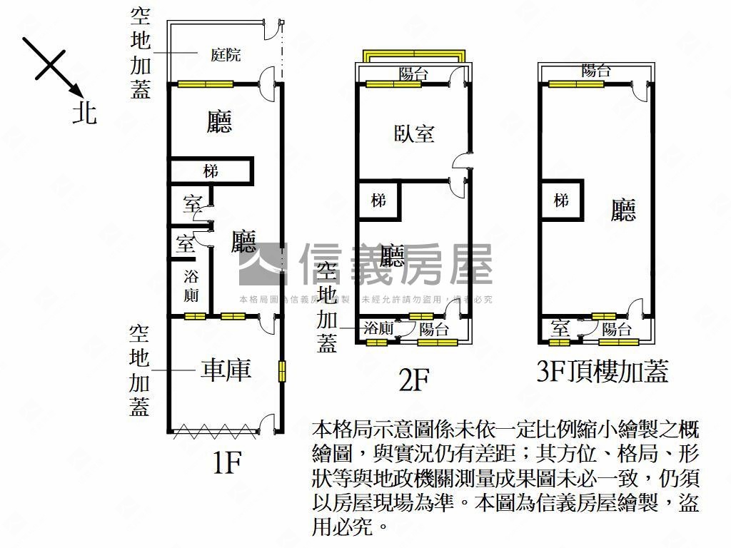 龍泉街前院透天Ｂ房屋室內格局與周邊環境