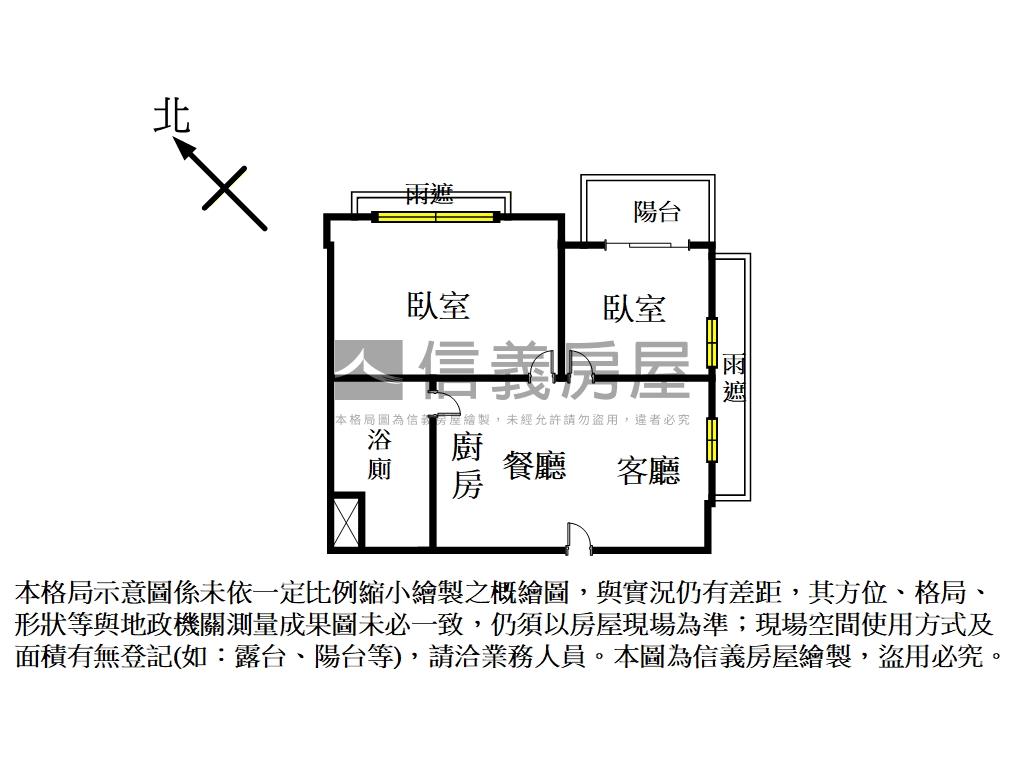 皇翔ＭＲＴ採光２房車位房屋室內格局與周邊環境