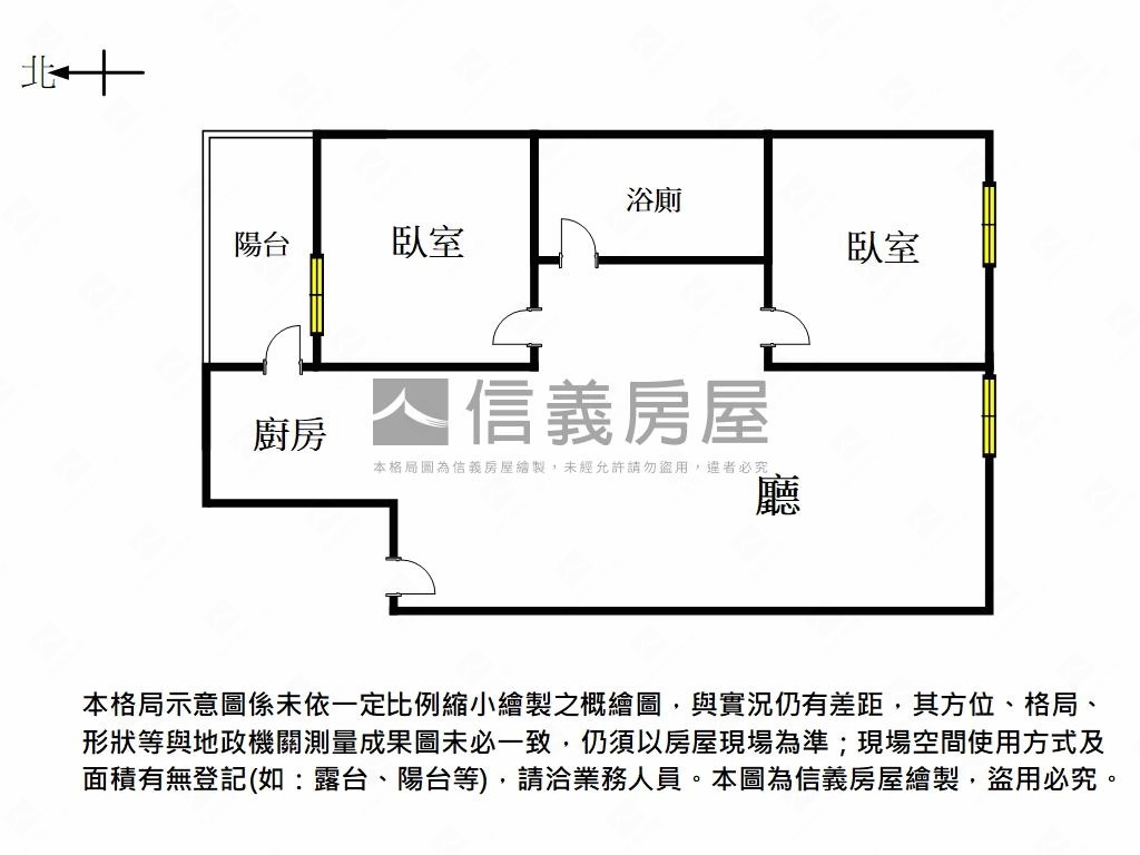 京城鳳凰朝南兩房房屋室內格局與周邊環境