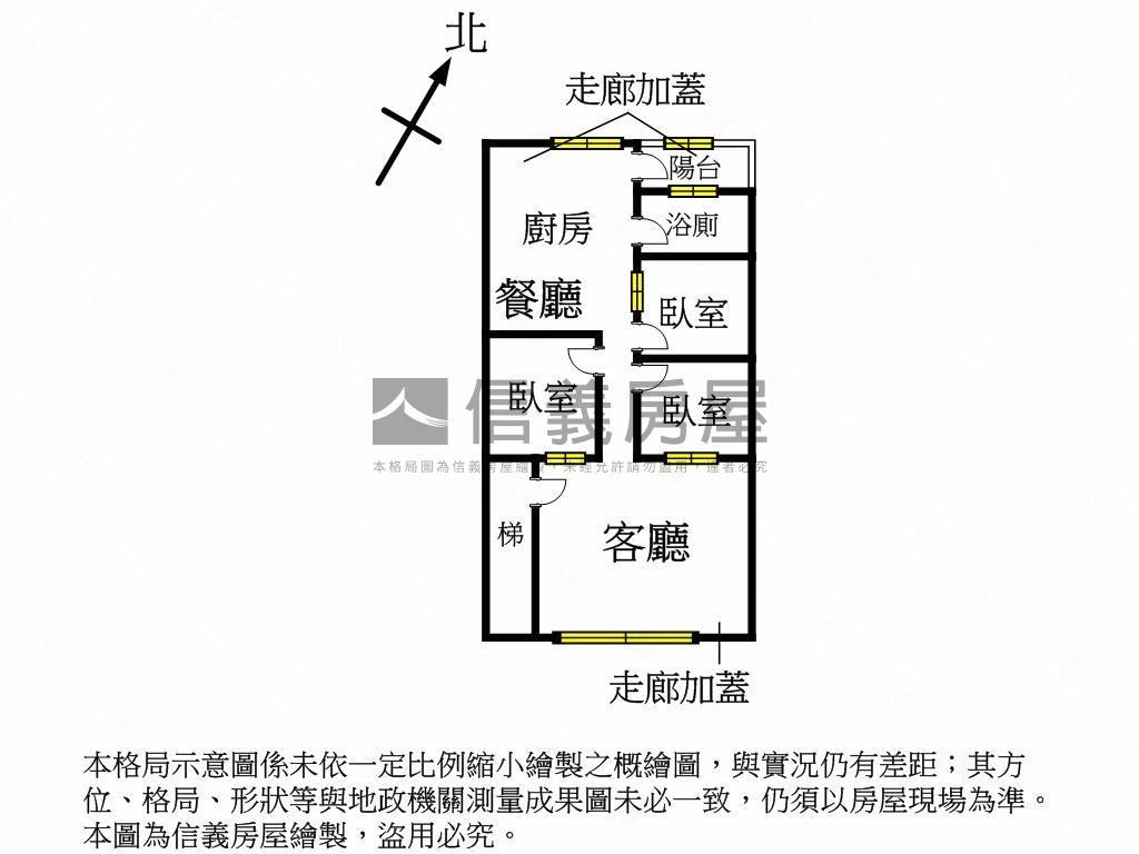 低總價免爬高３樓房屋室內格局與周邊環境
