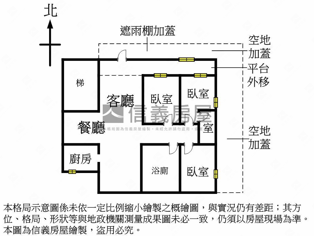 鳥語花香風和日麗免爬高房屋室內格局與周邊環境
