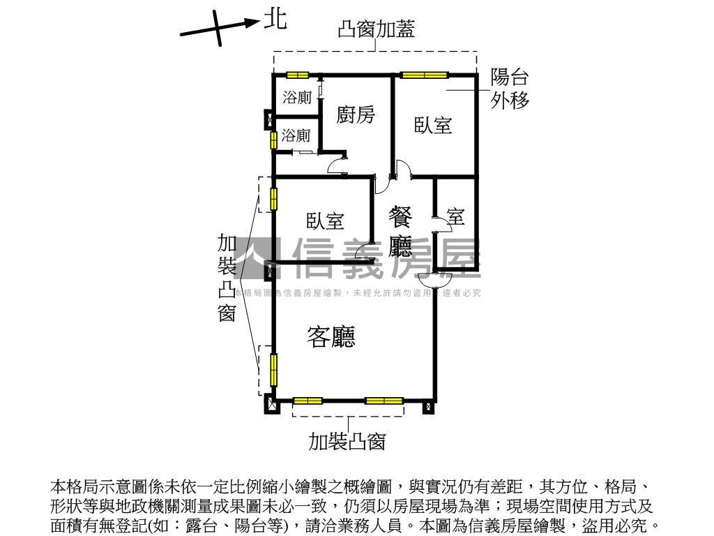 重慶北路‧稀有年輕美寓房屋室內格局與周邊環境