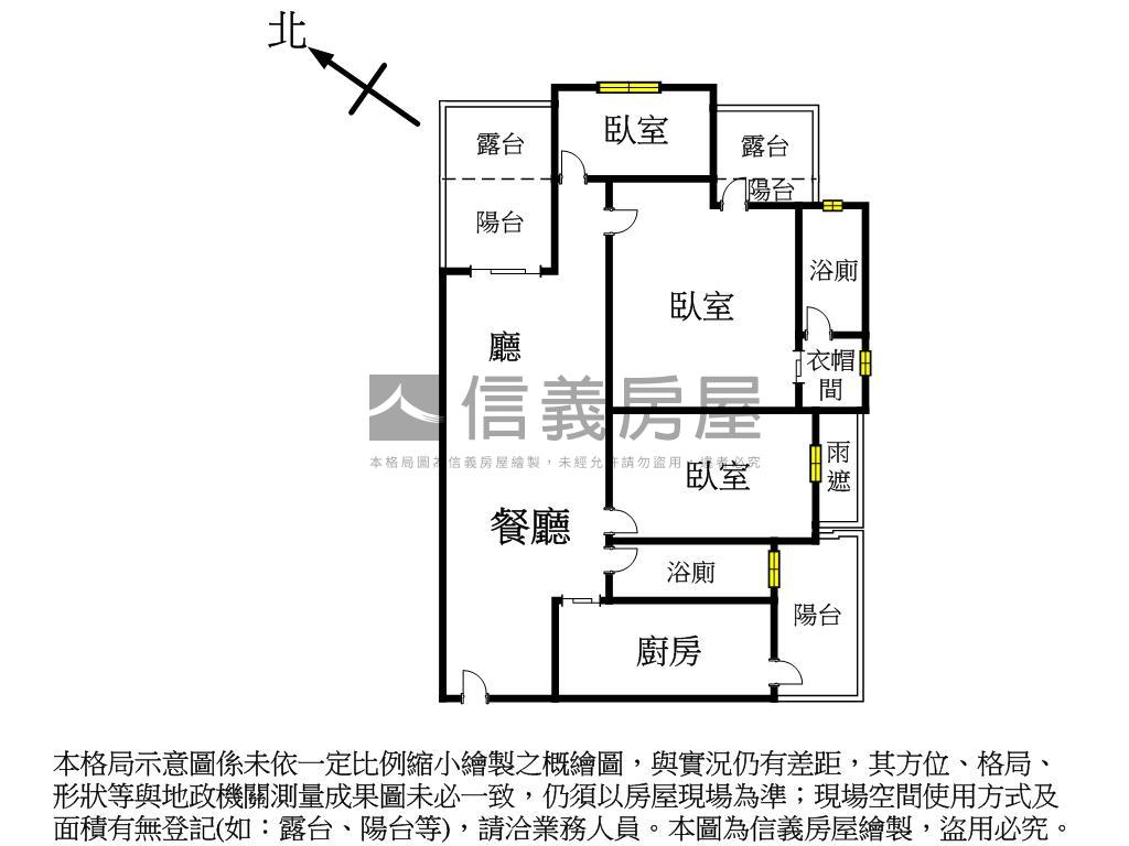 璟自然公園首排邊間三房車房屋室內格局與周邊環境