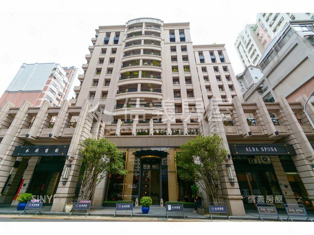 水硯哲園大三房Ｂ１平面車房屋室內格局與周邊環境