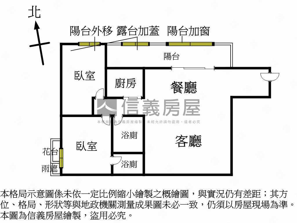 捷運景美站兩房有車位房屋室內格局與周邊環境