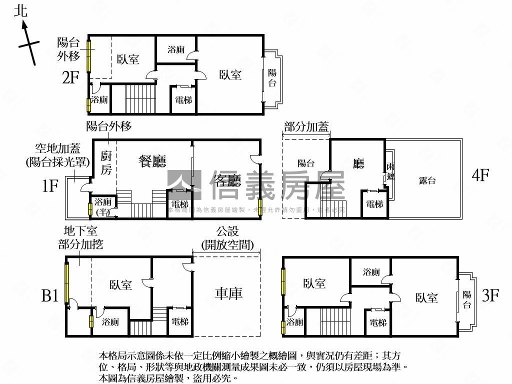 沙鹿電梯別墅美視野可看屋房屋室內格局與周邊環境