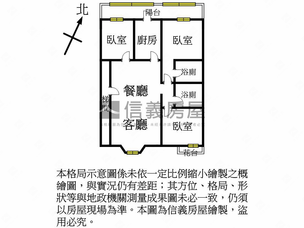 桃園新城超強景觀三房房屋室內格局與周邊環境